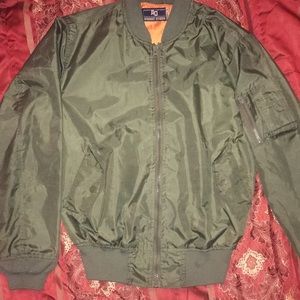 Amongst Others Olive Green Bomber Jacket